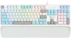 Клавиатура A4Tech S515R механическая белый USB for gamer LED (подставка для запястий) (S515R ICY WHITE) кабель 1.8м