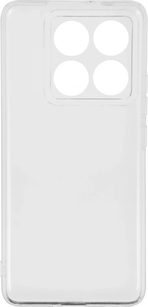 Чехол (клип-кейс) BoraSCO для Xiaomi 14T Pro Silicone Case прозрачный (73786)