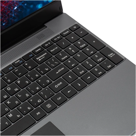 Ноутбук IRU Tactio 15PHR Ryzen 5 7430U 16Gb SSD512Gb AMD Radeon Graphics 15.6" IPS FHD (1920x1080) FreeDOS black WiFi BT Cam 4000mAh (2150146)