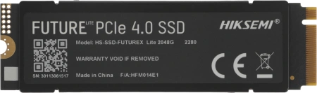 Накопитель SSD Hikvision PCIe 4.0 x4 2TB HS-SSD-FUTUREX LITE 2048G M.2 2280