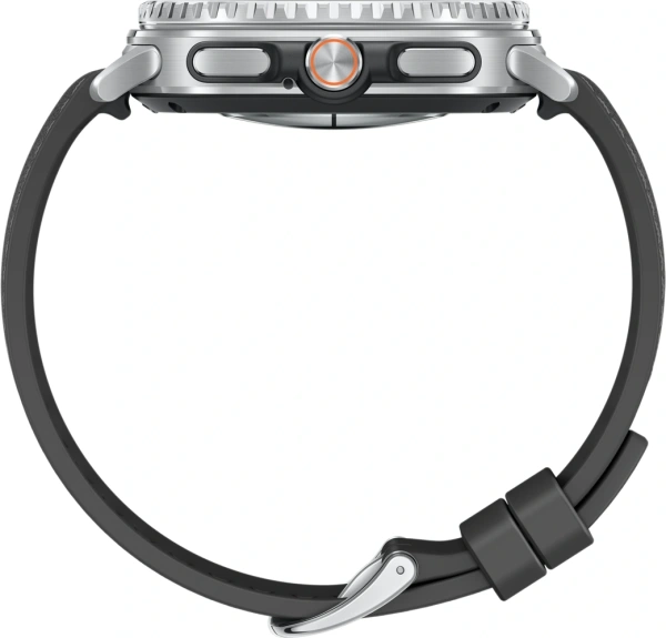 Смарт-часы Samsung Galaxy Watch 8 Classic LTE 46мм 1.34" Super AMOLED корп.серебристый рем.черный (SM-L505FZKACAU)