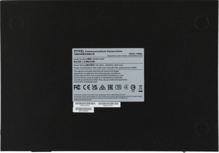 Коммутатор Zyxel GS1900-24EP-EU0101F (L2) 24x1Гбит/с 12PoE+ 130W управляемый