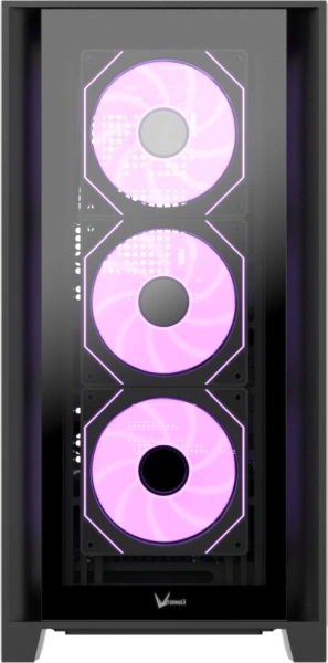 Корпус Formula Air Power G8 черный без БП ATX 8x120mm 6x140mm 2xUSB3.0 audio bott PSU
