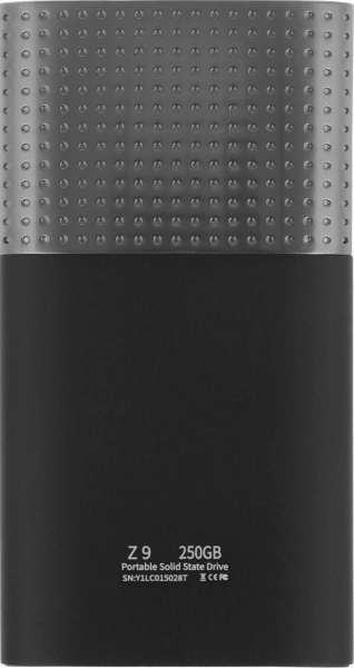 Накопитель SSD Netac USB-C 250GB NT01Z9-250G-32BK Z9 черный