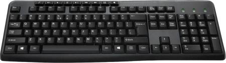 Клавиатура Оклик 305M черный USB Multimedia (1659987)