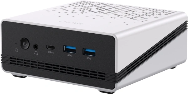 ПК Мини Chuwi UBox Ryzen 5 7430U (4.3) 16Gb SSD512Gb RGr Windows 11 Pro 2x2.5GbitEth WiFi BT 90W белый/черный