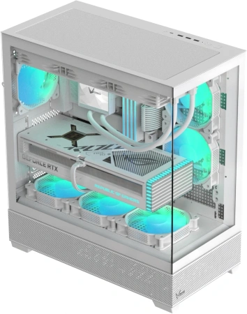 Корпус Formula Crystal Z2 белый без БП E-ATX 10x120mm 3x140mm 1xUSB2.0 1xUSB3.0 audio bott PSU