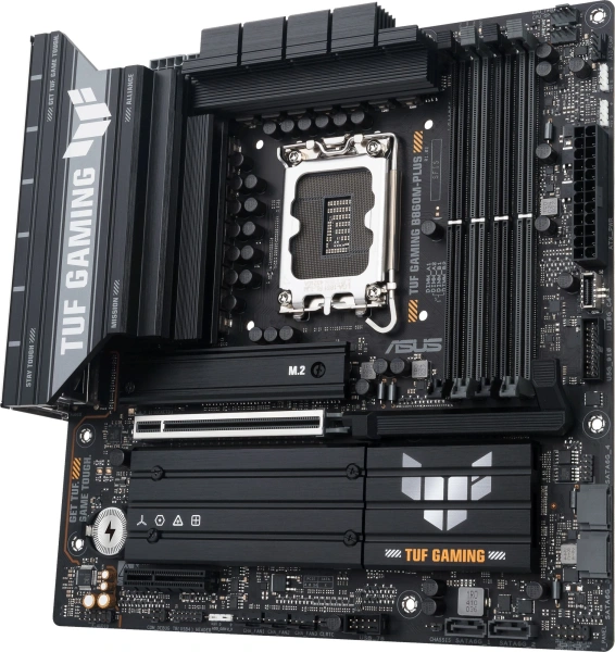 Материнская плата Asus TUF GAMING B860M-PLUS Soc-1851 Intel B860 4xDDR5 mATX AC`97 8ch(7.1) 2.5Gg RAID+HDMI+DP