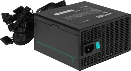Блок питания Deepcool ATX 600W PF600 V2 80 PLUS WHITE (20+4pin) APFC 120mm fan 6xSATA RTL