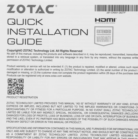 Видеокарта Zotac PCI-E 4.0 RTX 3050 ECO NVIDIA GeForce RTX 3050 8Gb 128bit GDDR6 1777/14000 HDMIx1 DPx3 HDCP Ret