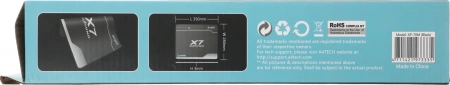 Коврик для мыши A4Tech X7 Pad XP-70M Средний черный 350x280x3мм