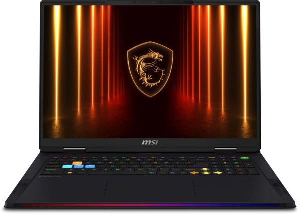 Ноутбук MSI Raider 18 HX AI A2XWIG-204RU Core Ultra 9 285HX 64Gb SSD4Tb NVIDIA GeForce RTX5080 16Gb 18" IPS UHD+ (3840x2400) Windows 11 Home black WiFi BT Cam (9S7-182462-204)