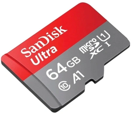 Флеш карта microSDXC 64GB Sandisk SDSQUAB-064G-GN6MN Ultra w/o adapter