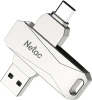 Флеш Диск Netac 128GB U782C NT03U782C-128G-32PN USB3.0 серебристый