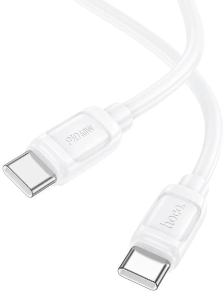 Кабель Hoco X115 52001 USB Type-C (m)-USB Type-C (m) 1.2м белый