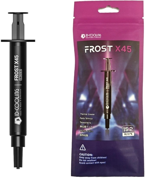 Термопаста ID-Cooling FROST X45 2g 15.2Вт/(мК) шприц 2гр.