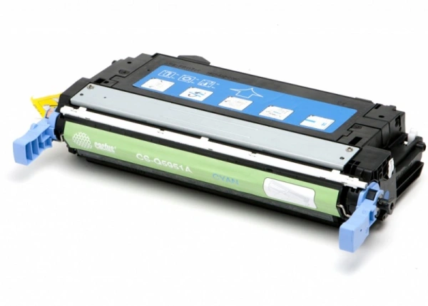 Картридж лазерный Cactus CS-Q5951A Q5951A голубой (10000стр.) для HP CLJ 4700