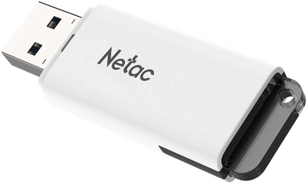 Флеш Диск Netac 64GB U185 NT03U185N-064G-32WH USB3.0 белый