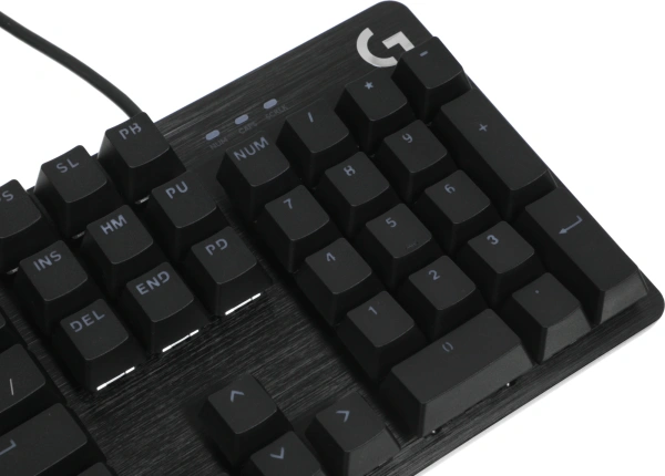 Клавиатура Logitech G412 SE механическая черный USB Multimedia for gamer LED (920-010440) кабель 1.8м