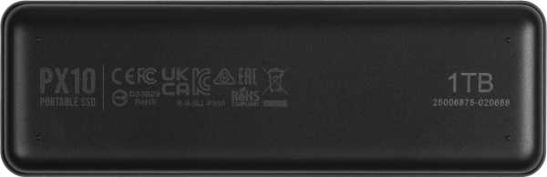 Накопитель SSD Silicon Power USB-C 1TB SP010TBPSDPX10CK PX10 черный