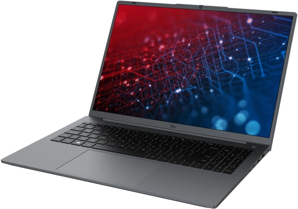 Ноутбук IRU Tactio 16ARB Ryzen 5 5500U 16Gb SSD512Gb Intel UHD Graphics 16" IPS FHD (1920x1080) Windows 11 Pro grey WiFi BT Cam 4825mAh (2110097)