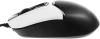 Мышь A4Tech Fstyler FM12 Panda белый/черный оптическая 1200dpi USB 3but