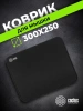 Коврик для мыши Cactus Black черный 300x250x3мм (CS-MPC-D01M)