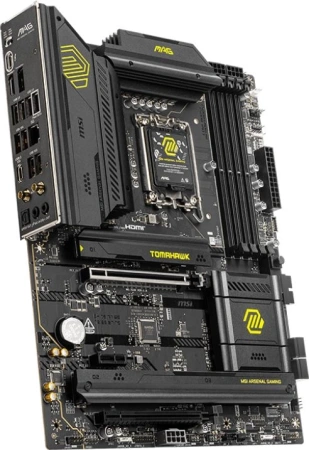 Материнская плата MSI MAG B860 TOMAHAWK WIFI Soc-1851 Intel B860 4xDDR5 ATX AC`97 8ch(7.1) 5Gigabit RAID+HDMI+DP