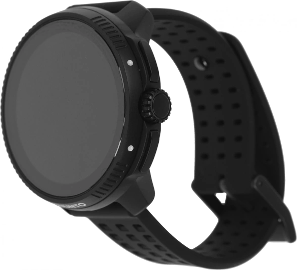 Смарт-часы Suunto Race 1.43" AMOLED корп.черный/серебристый Sport Band рем.черный разм.брасл.:M/L (SS050929000)