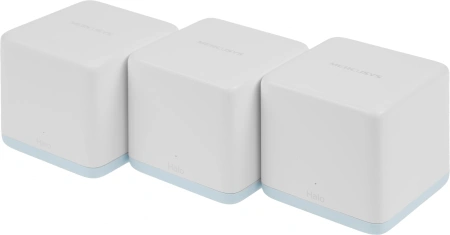 Бесшовный Mesh роутер Mercusys Halo H30 (HALO H30(3-PACK)) AC1200 10/100BASE-TX белый (упак.:3шт)