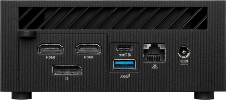 Неттоп Asus PN64-S7757MD i7 13700H (2.4) 16Gb SSD1Tb Iris Xe без ОС 2.5xGbitEth WiFi BT 120W черный (90MS02G1-M00RR0)