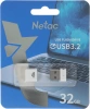 Флеш Диск Netac 32GB U116 NT03U116N-032G-32WH USB3.2 белый