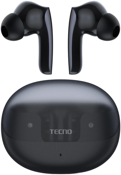 Гарнитура внутриканальные Tecno Sonic 2 SC02 черный беспроводные bluetooth в ушной раковине (SC02 BLACK)