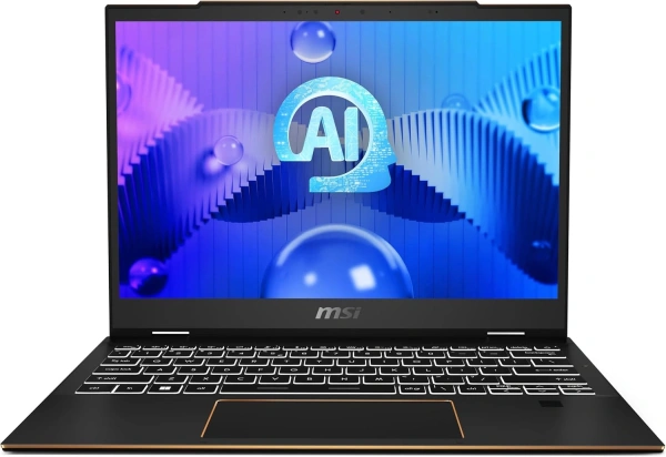 Ноутбук MSI Summit E13 AI Evo A1MTG-001US Core Ultra 7 155H 16Gb SSD1Tb Intel Arc 13.3" IPS Touch FHD+ (1920x1200) Windows 11 Home Multi Language black WiFi BT Cam (9S7-13P411-001)