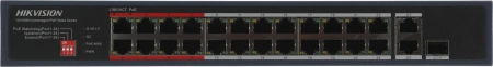 Коммутатор Hikvision DS-3E0326P-E/M(C) (L2) 25x100Мбит/с 1SFP 24PoE 230W неуправляемый