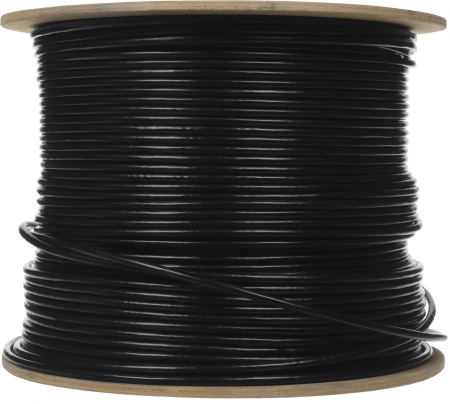 Кабель информационный NTSS NTSS-OUT-FTP4-5Е-PE-BL кат.5E FTP 4 пары 24AWG PE внешний 305м черный