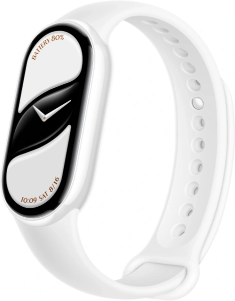 Фитнес-трекер Xiaomi Smart Band 10 AMOLED корп.:белый рем.:белый (BHR07Y5GL)