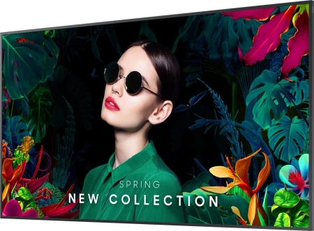 Панель Samsung 65" QM65C черный LED 8ms 16:9 HDMI M/M матовая 500cd 178гр/178гр 3840x2160 4K USB 24.9кг