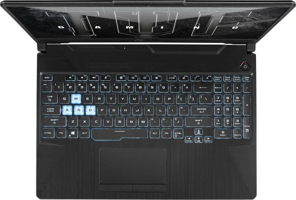 Ноутбук Asus TUF Gaming A15 FA506NF-HN060 Ryzen 5 7535HS 16Gb SSD512Gb NVIDIA GeForce RTX 2050 4Gb 15.6" IPS FHD (1920x1080) без ОС black WiFi BT Cam (90NR0JE7-M00550)