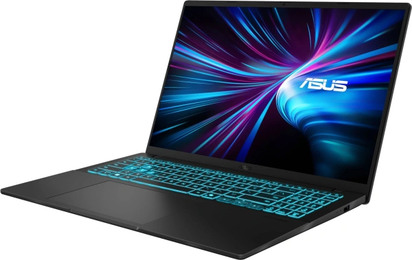 Ноутбук Asus V16 V3607VM-RP090 Core 5 210H 16Gb SSD512Gb NVIDIA GeForce RTX 5060 8Gb 16" IPS WUXGA (1920x1200) без ОС black WiFi BT Cam (90NB16K1-M006T0)