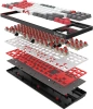 Клавиатура A4Tech WS87 Naraka механическая черный/красный USB беспроводная BT/Radio for gamer LED (WS87)