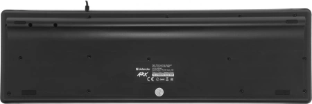 Клавиатура Defender Arx GK-196L RU черный USB for gamer LED (45196) кабель 1.5м