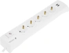 Сетевой фильтр Kranz 13-4700 3м (5 розеток) белый (коробка)
