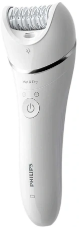 Эпилятор Philips BRE710/00 скор.:2 насад.:4 белый
