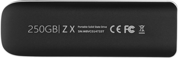 Накопитель SSD Netac USB-C 250GB NT01ZX-250G-32BK ZX черный