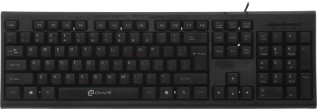 Клавиатура Оклик 120M черный USB (1083044)