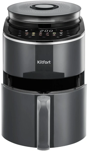 Аэрогриль Kitfort КТ-8155 4.5л 1500Вт серый