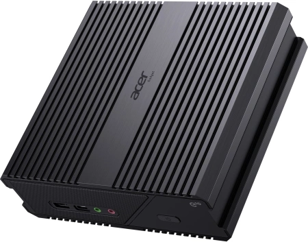 Неттоп Acer Gadget E10 ETBox i7 13620H (2.4) 16Gb SSD512Gb UHDG Windows 11 Pro 2.5xGbitEth+1xGbitEth WiFi BT 120W черный
