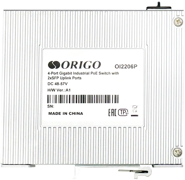 Коммутатор Origo OI2206P/120W OI2206P/120W/A1A (L2) 4x1Гбит/с 2SFP 4PoE 4PoE+ 120W неуправляемый