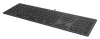 Клавиатура A4Tech FX60 серый USB slim LED (FX60 GREY / WHITE) кабель 1.5м